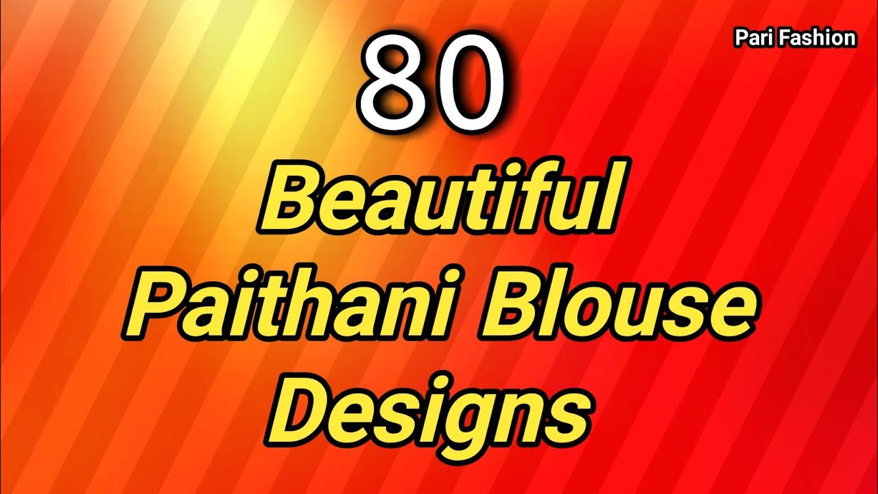 80 Beautiful Paithani Blouse Back Neck Design patterns// Paithani blouse designs