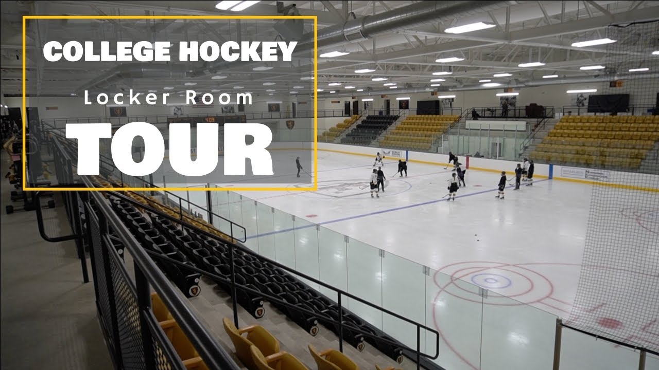Inside the NICEST College Hockey Facility in the Nation | NCAA D3 Locker Room Tour