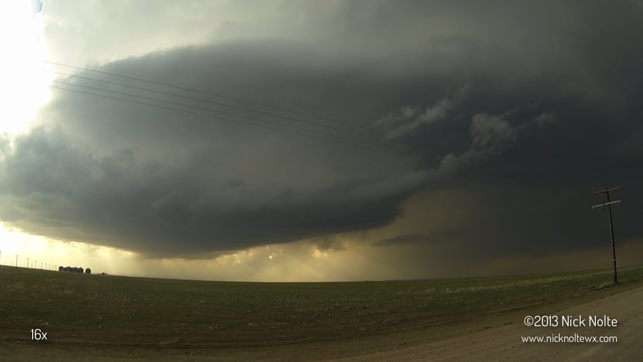 April 8, 2013 Eastern Colorado Supercell Time Lapse
