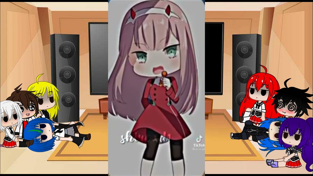 el clan gremory y goku + rimuru reacciona a goku