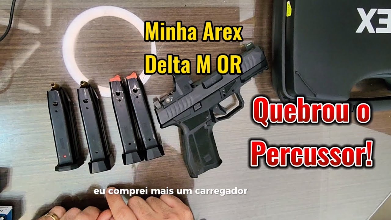 Minha Arex Delta M quebrou o Percussor! Review!