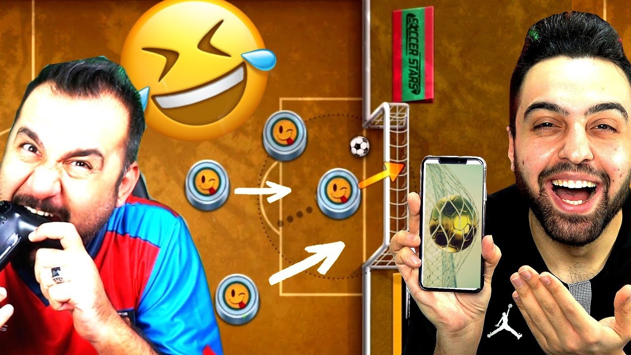 5 GOL KENDİ KALESİNE ATTI ! HASAN ABİ ÇILDIRIYO ! SOCCER STARS !