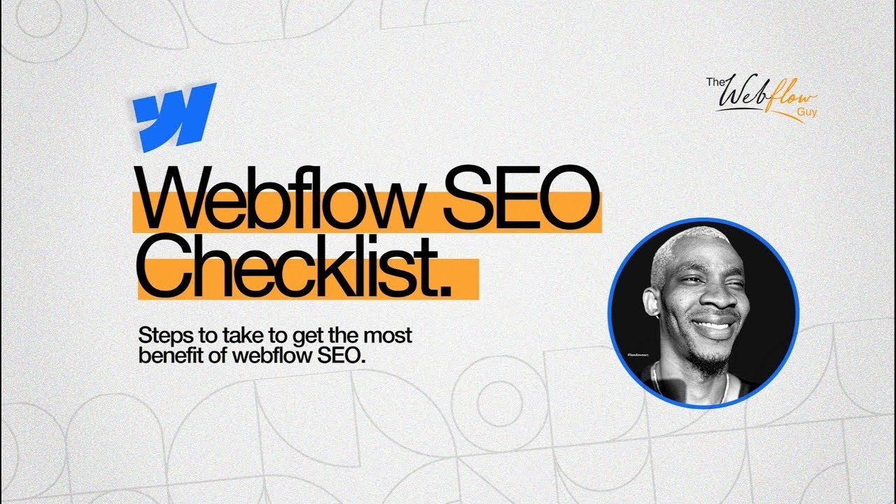 Webflow SEO Checklist (On-Page SEO)