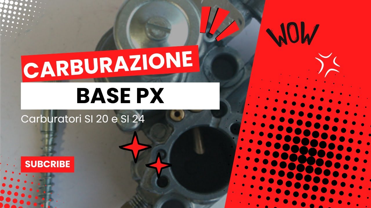 Carburazione Vespa PX