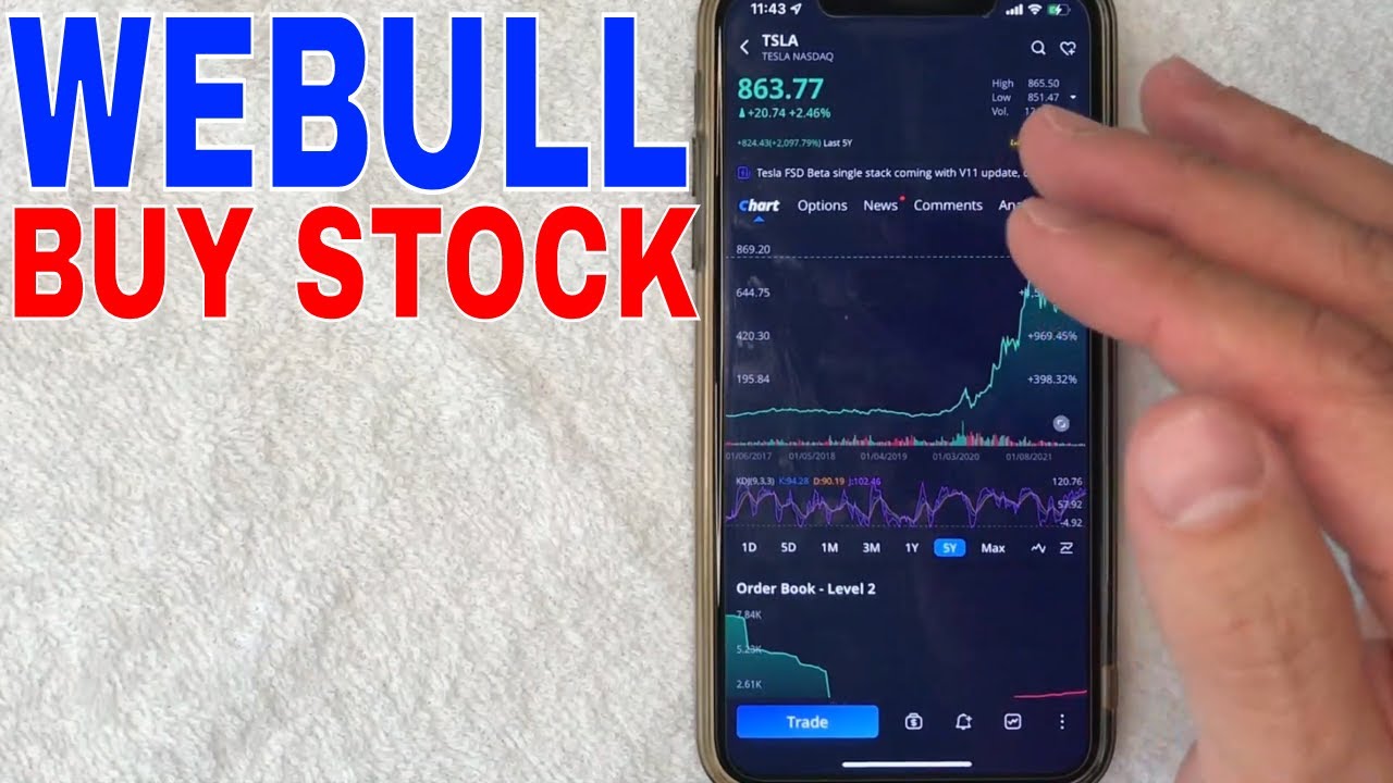 🔴 How To Buy Stock On Webull Trading App 🔴