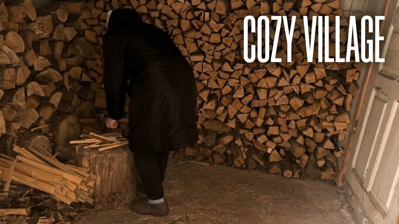 Cottagecore living/Silent vlog of a cozy country day-Simple cooking