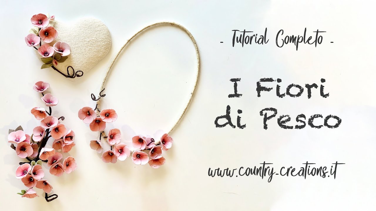 🌸 I Fiori di Pesco - in pannolenci o maglina