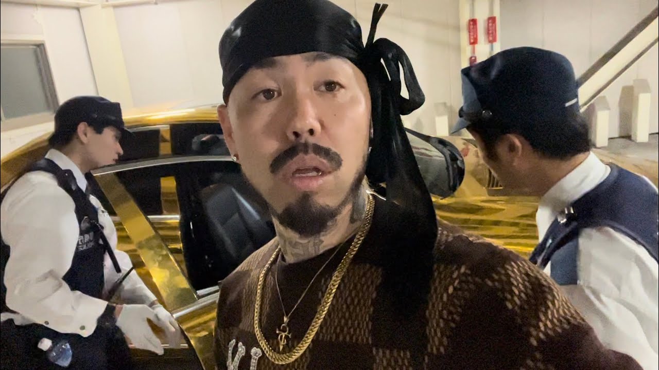 SHOが警察官に凸られてゴールドベンツの中を徹底的に調べられた【職務質問&防犯】