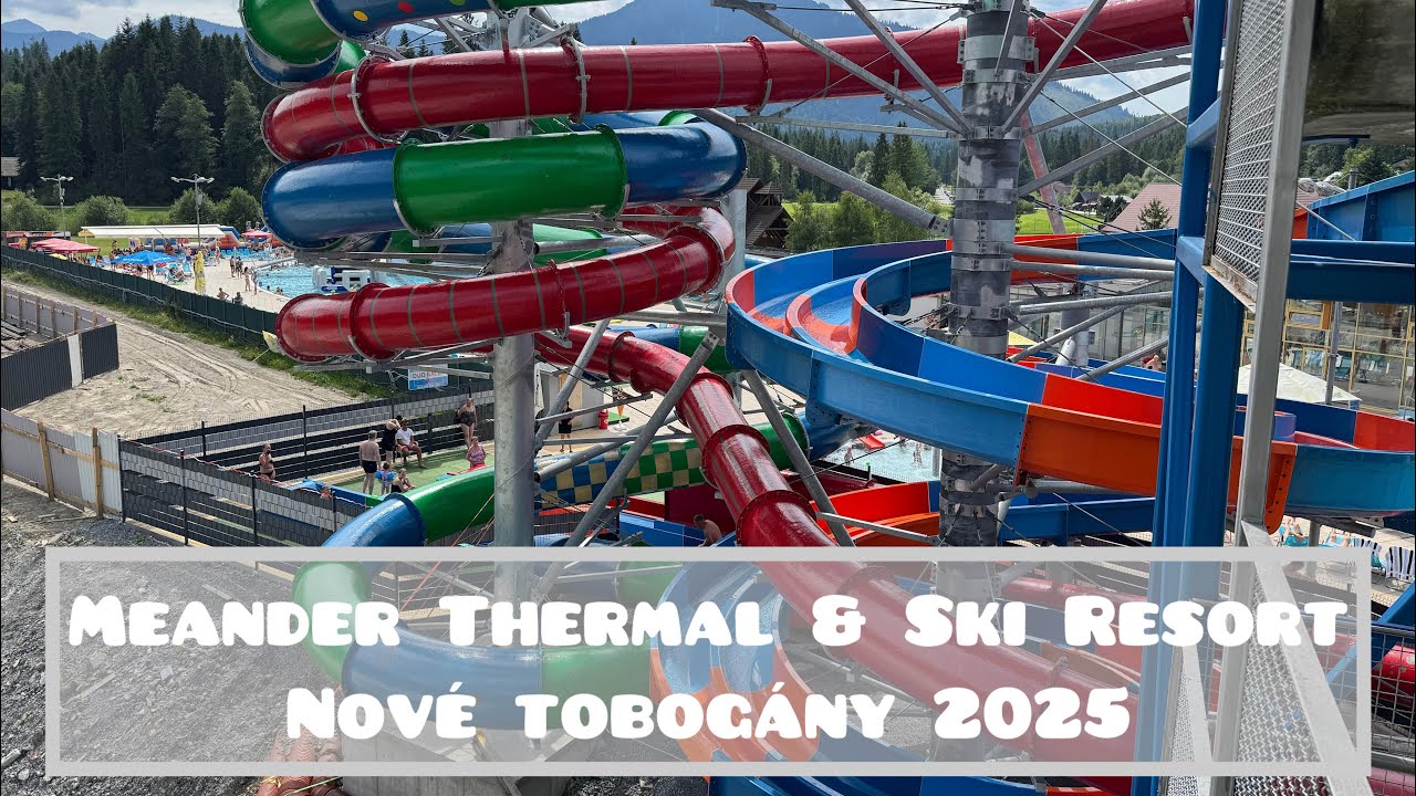 Nové tobogány v Meander Thermal & Ski Resort 2025