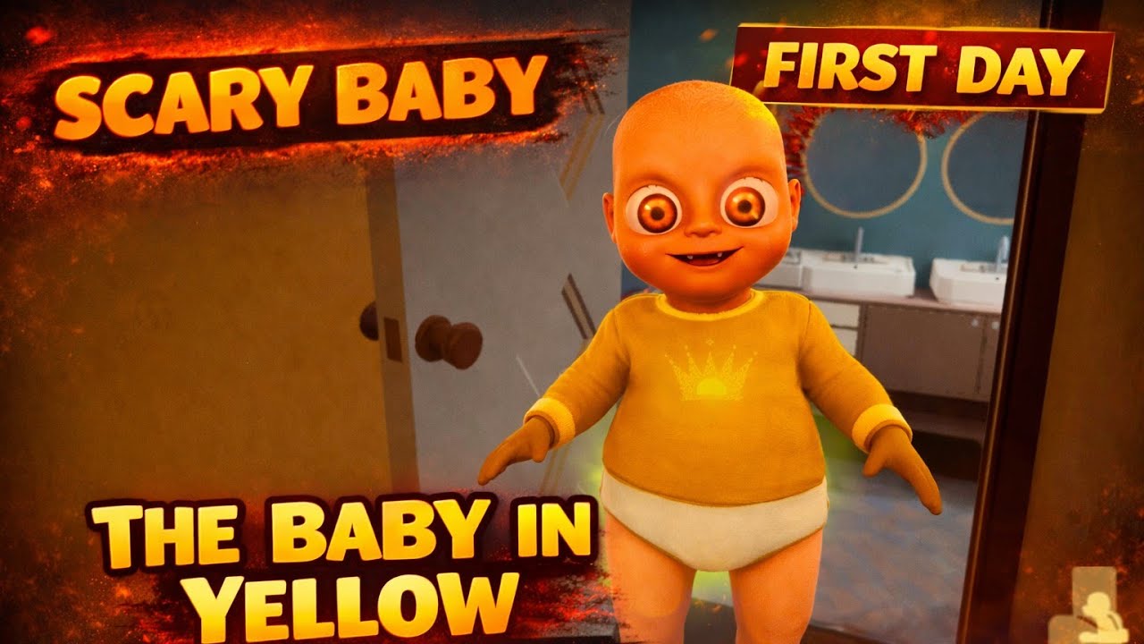 The Baby in Yellow | First Day Baby Sitting Challenge 😱👶 | Funny & Scary Moments
