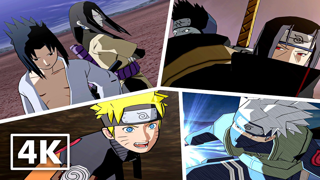 Naruto Ultimate Ninja 5 (PS2) &ndash; All Ultimate Jutsu | Pure Nostalgia 4K 60FPS