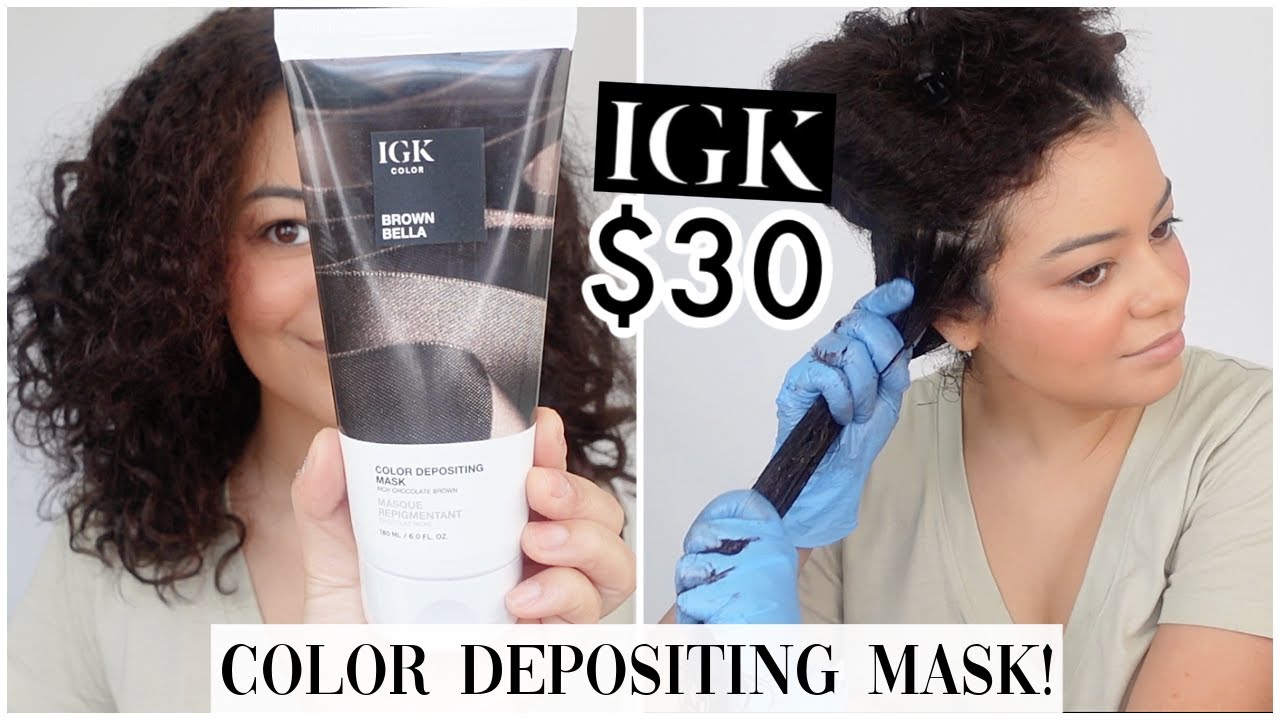 NEW IGK COLOR DEPOSITING MASK & ANSWERING FREQUENTLY ASKED HAIR QUESTIONS!