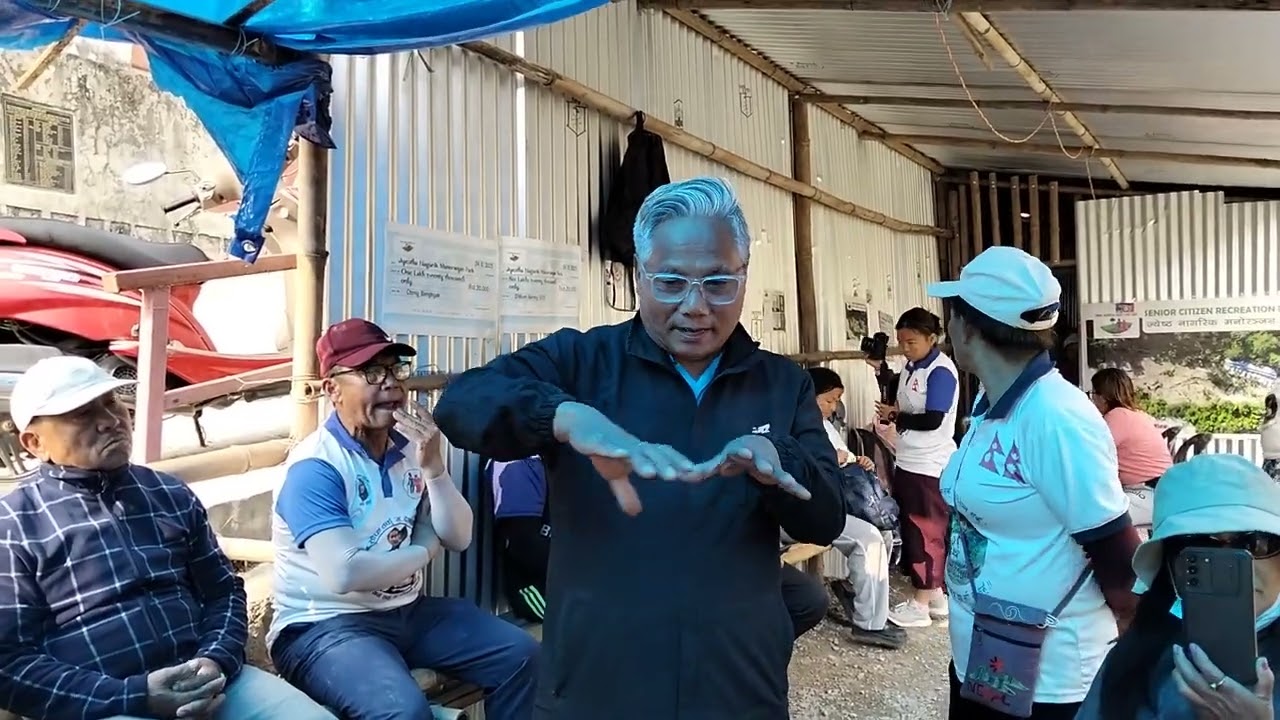 माघ १९ ज्येष्ठ नागरिक मनोरञ्जन पार्कमा।