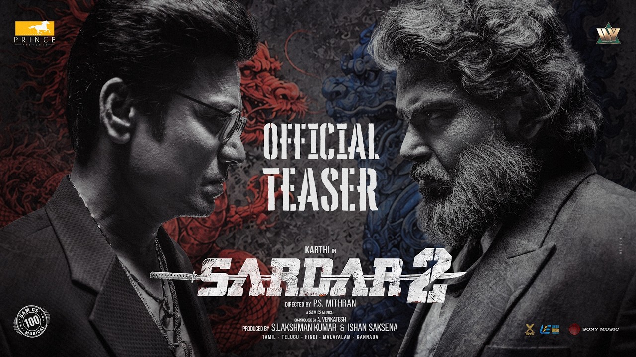 Sardar 2 Teaser | Karthi | SJ Suryah | Malavika Mohanan | Ashika Ranganath | PS Mithran | Sam CS