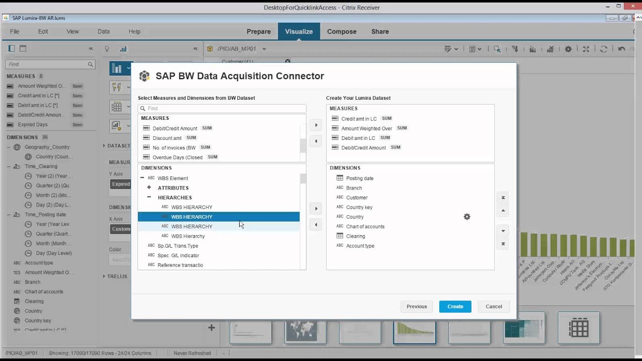 SAP Lumira - setup a SAP BW connection in Lumira 1 28