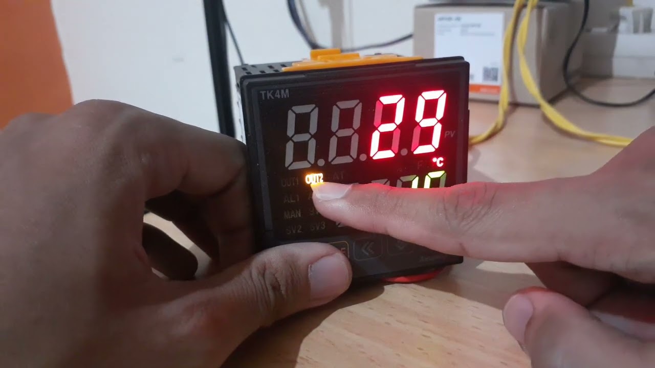 Setting Temperature Controller Autonics TK4M-A4RR