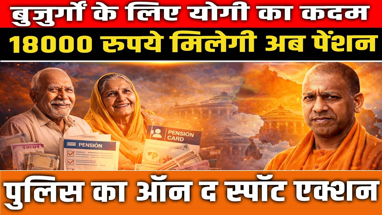 बुजुर्गों के लिए CM Yogi का कदम, 18000 रुपये मिलेगी पेंशन, कैसे मिलेगा परिवारों को लाभ? UP pension