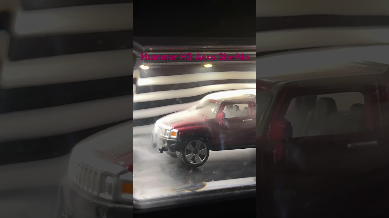 Hummer H3 Aero Slo Mo #automobile #aerodynamics #hummer #hummerh3 #matchbox