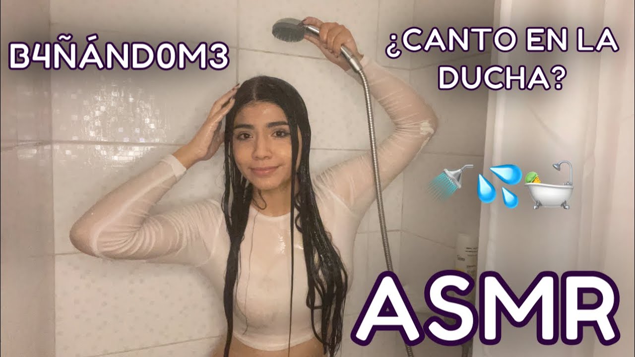 ASMR ESPAÑOL / ASMR pero LAVÁNDOME EL CABELLO / ME doy un B4Ñ0 / SALE MAL