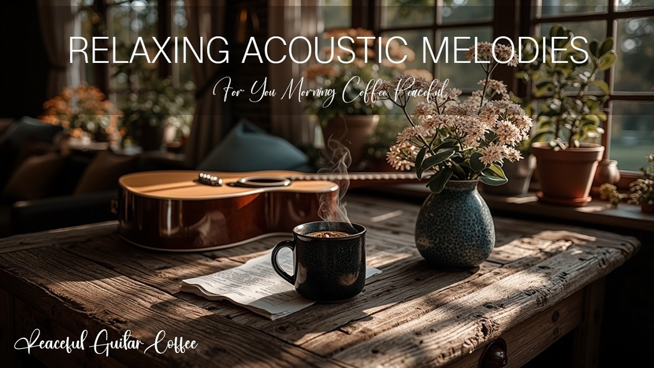 Спокойная гитара и кофе - Расслабляющая музыка для утра и мягкие мелодии