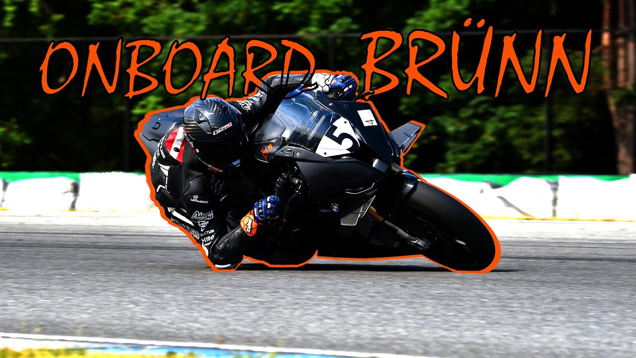 ONBOARD Motorcycle Lap with unique Camera Angle at BRNO