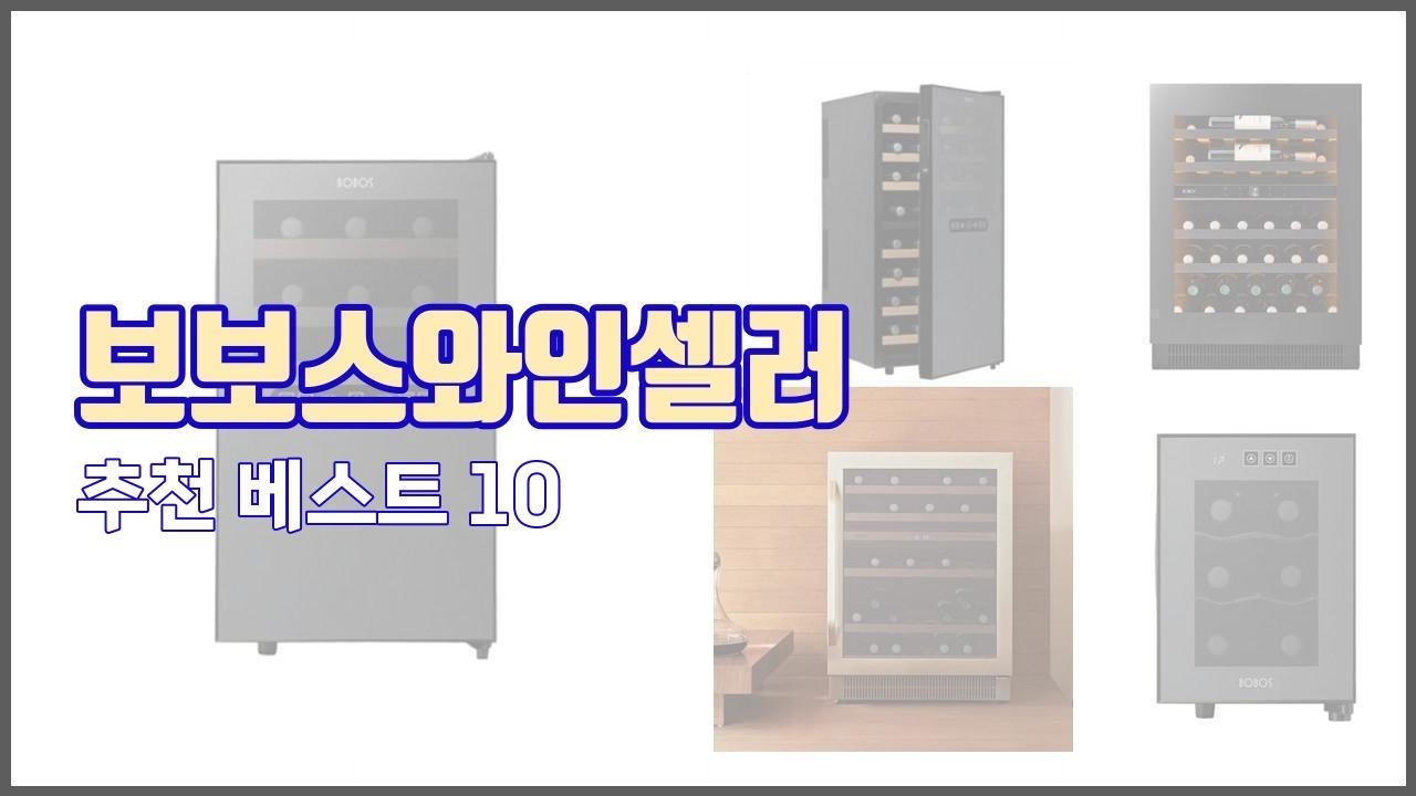 보보스와인셀러 추천 단순한 구매를 넘어선 가격, 품질, 판매량을 고려한 상품