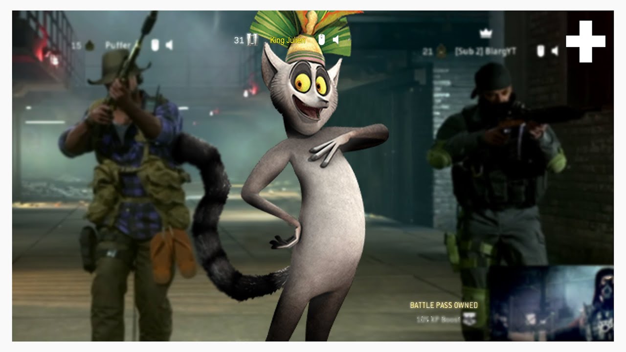 King Julien Warzone Moments