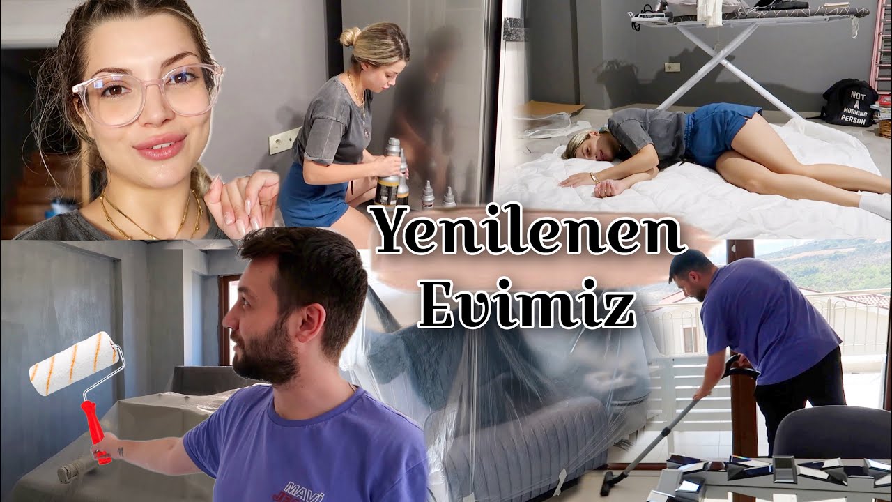 YENİ EV! 🏠 Temizlik | Badana | Düzen | Vlog Büşra Pektaş