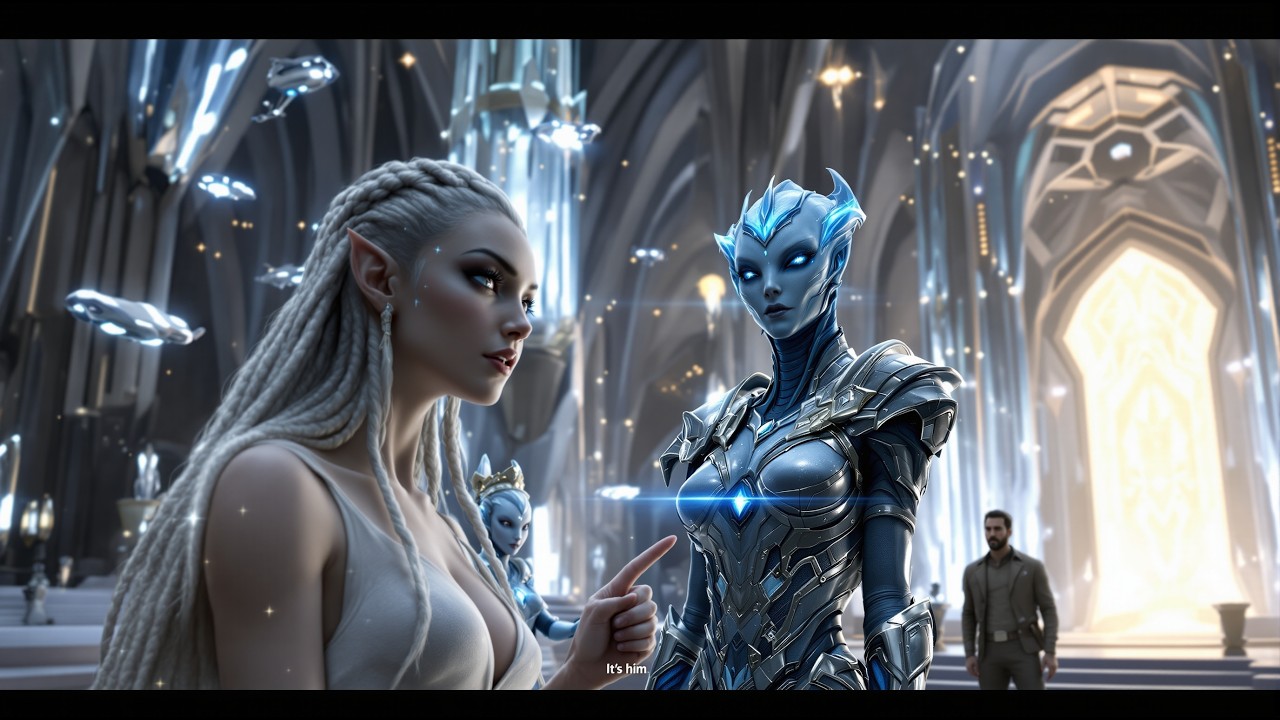 I Had Just Walked In — The Alien Girl Gasped, “Mom… He’s the One Who Saved Me.” | Sci-Fi Story