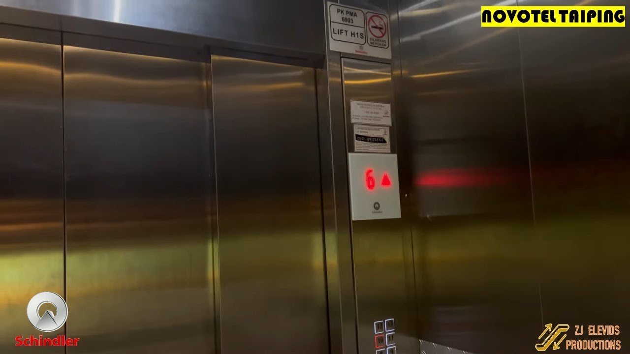 Schindler Service Elevators at Novotel Taiping, Perak, Malaysia. (Lift 1 - All floors access)