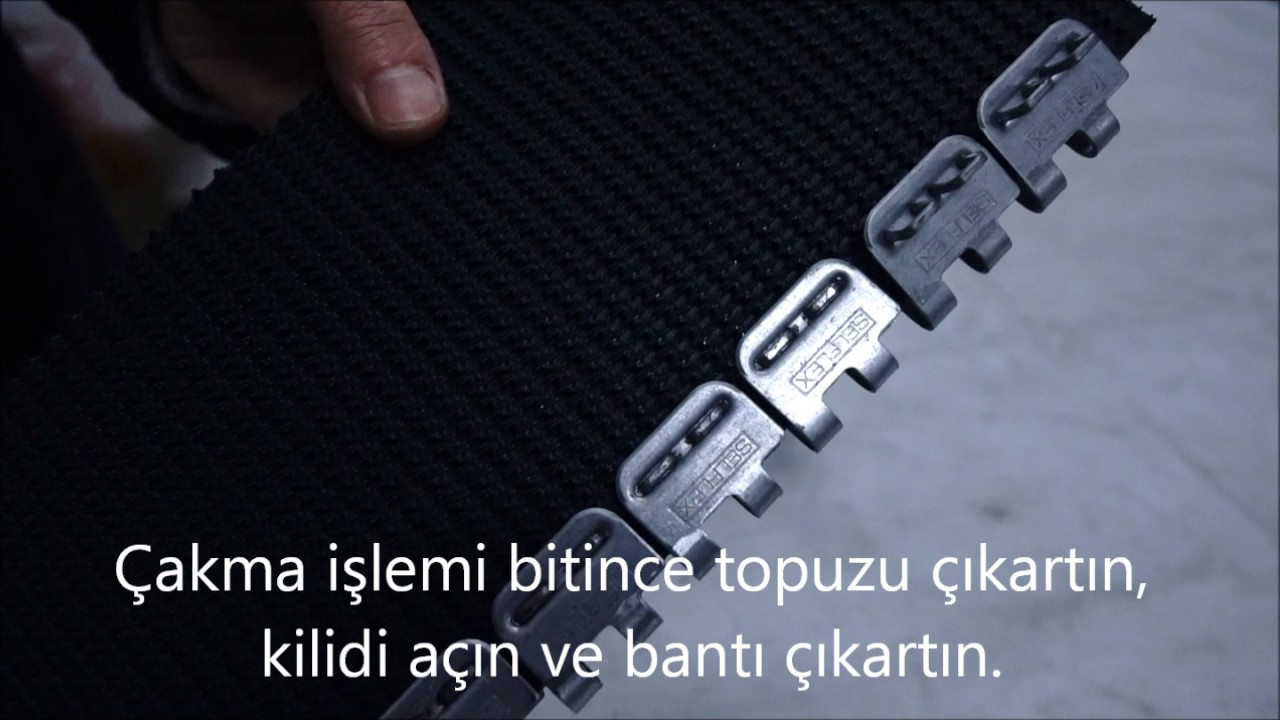 Kıvılcım Meneteşeli Zımba Telli Raptiye (MR03) Montaj Videosu