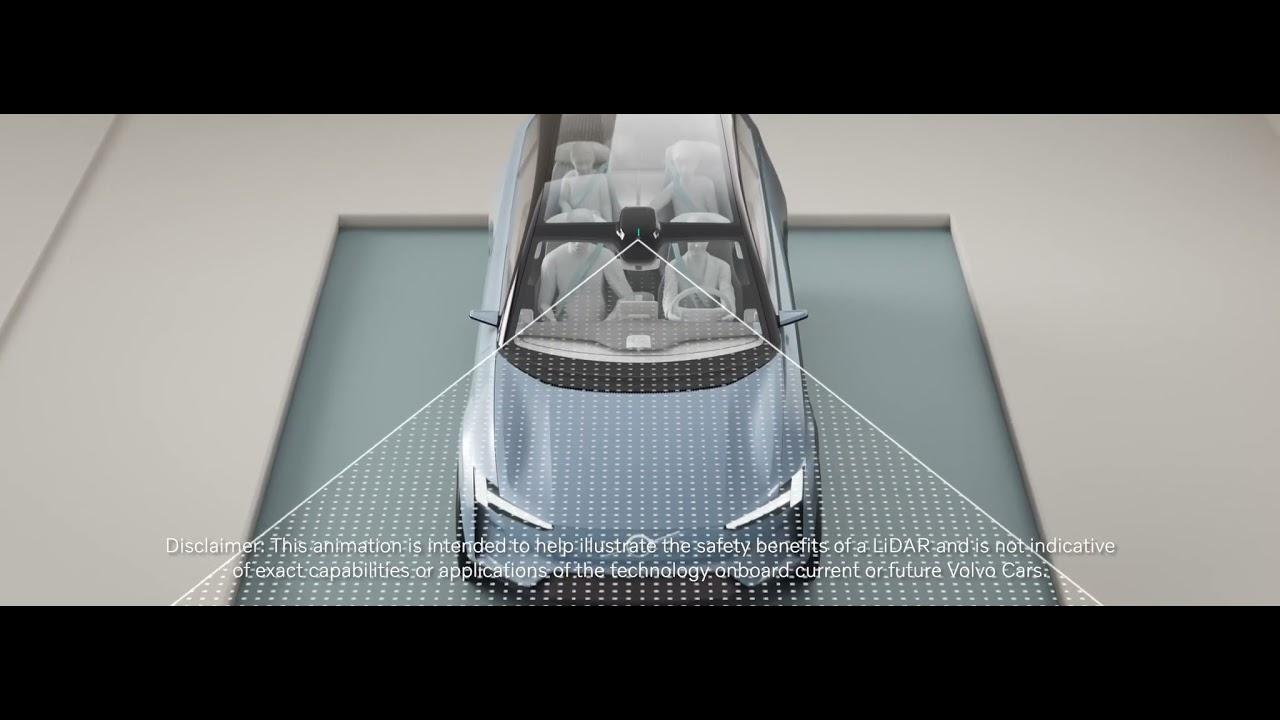 Volvo Cars Concept Recharge com sistema LiDAR - ilustra&ccedil;&atilde;o