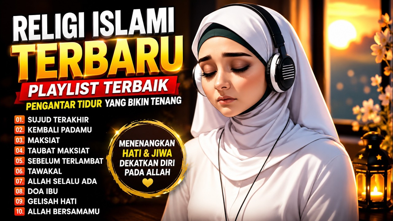 LAGU RELIGI ISLAMI TERBARU 2025 - PENGANTAR TIDUR YANG BIKIN TENANG - FULL ALBUM - SUJUD TERAKHIR !!