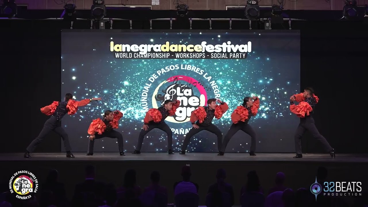 FUEGO EN LA PISTA BY ENRIQUE JARQUIN  1ER PUESTO FINAL EQUIPO SALSA Mundial de Pasos Libres La Negra