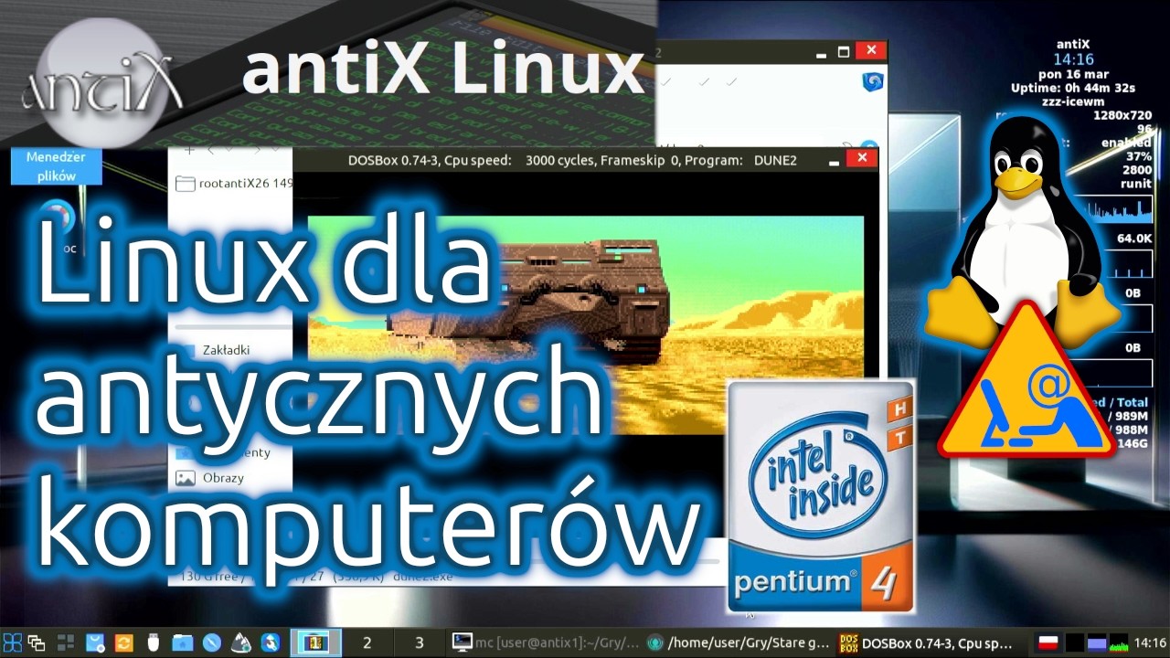 antiX Linux - system operacyjny dla antycznych komputerów