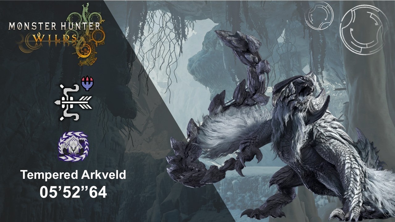 【MHWilds】Tempered Arkveld Solo Bow - 05:52 (Freestyle)