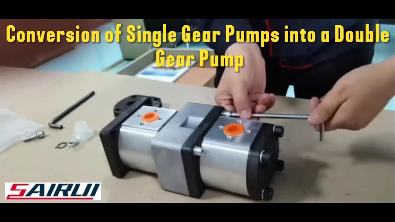 Revolutionizing Hydraulics: Conversion of Single Gear Pumps into a Double Gear Pump