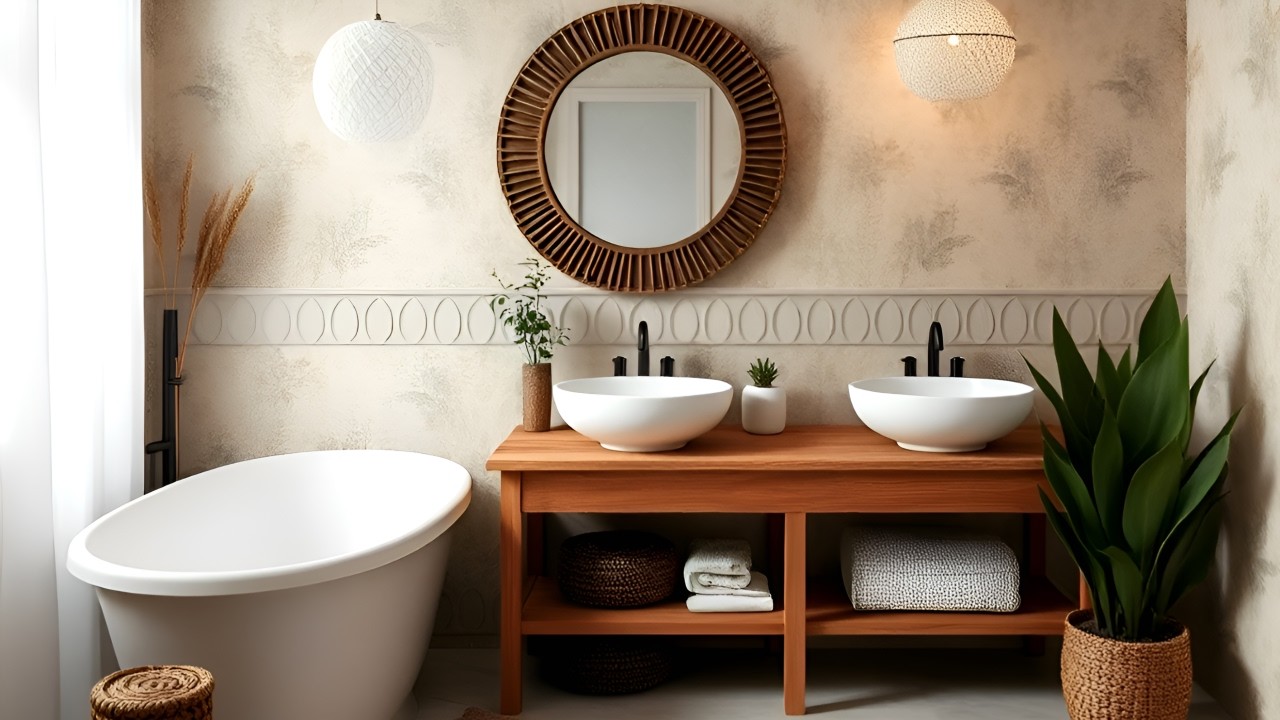 39 Bohemian Bathroom Ideas