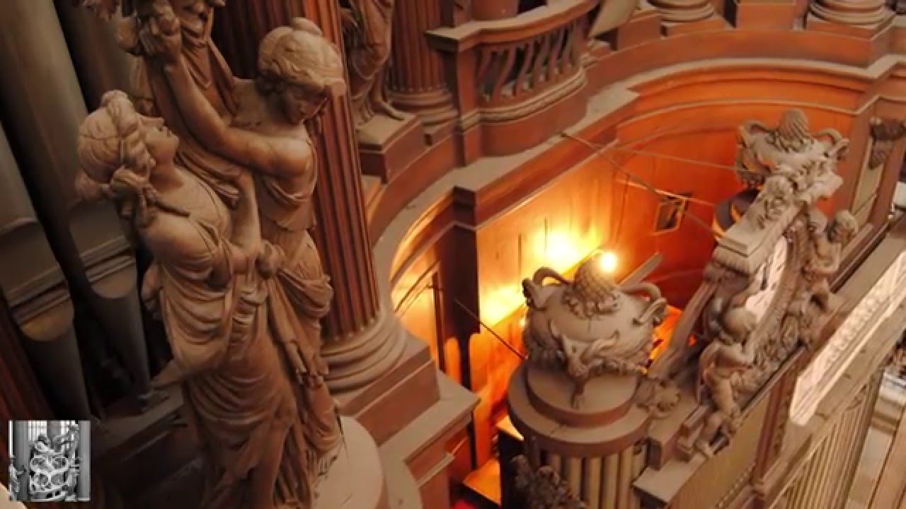 Saint-Sulpice organ, the Lebruns play Wagner Siegfried Funeral March (20 April 2014)