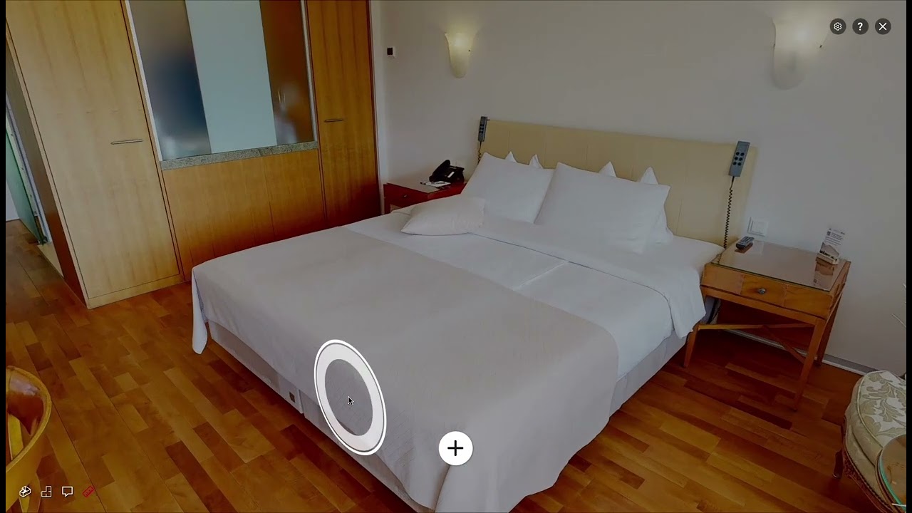 3W-Room: Virtueller Rundgang im Hotel Eden Spiez Barrierefreies Zimmer