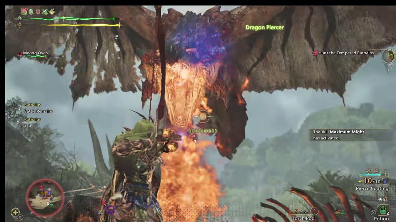 Solo Hunt The Tempered Rhatalos ( Nostalgia )