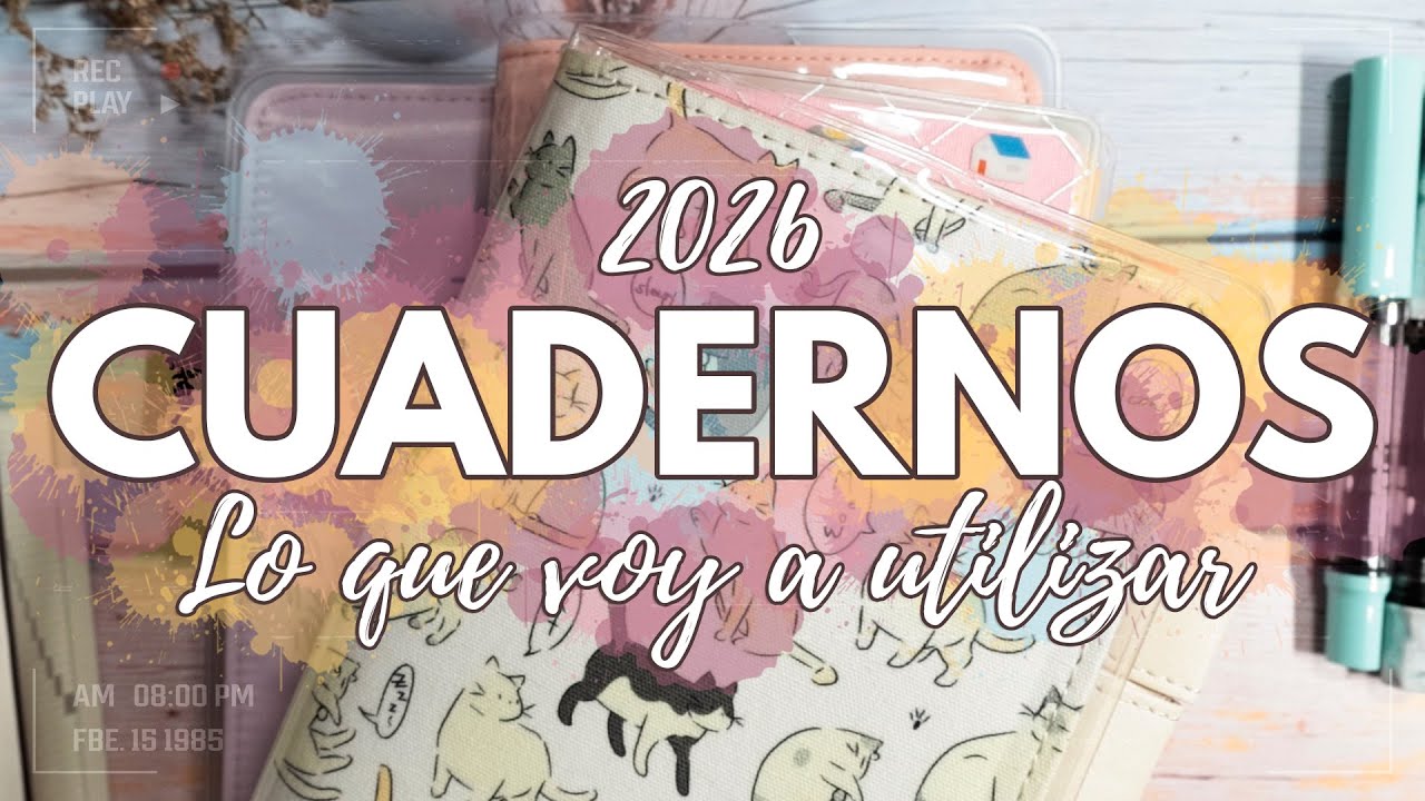 ¿Qué CUADERNOS voy a usar en 2026? | Hobonichi y Kinbor para FINANZAS, DIARIO PERSONAL y más