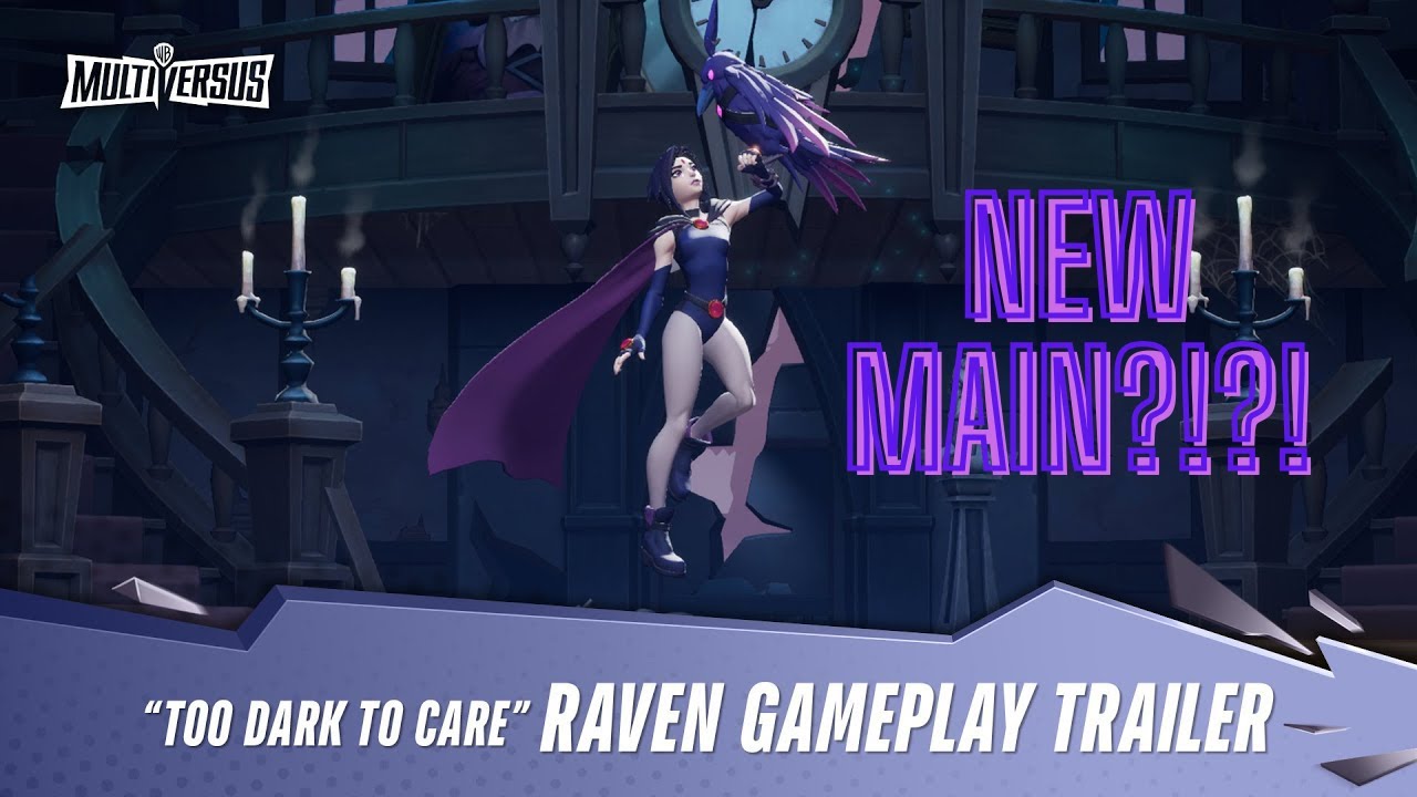 MultiVersus - Official Raven &ldquo;Too Dark to Care&rdquo; Gameplay Trailer Reaction