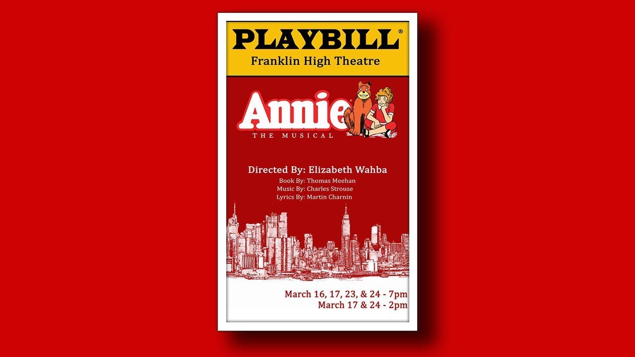 The Franklin High School Theatre Company proudly presents their rendition of 