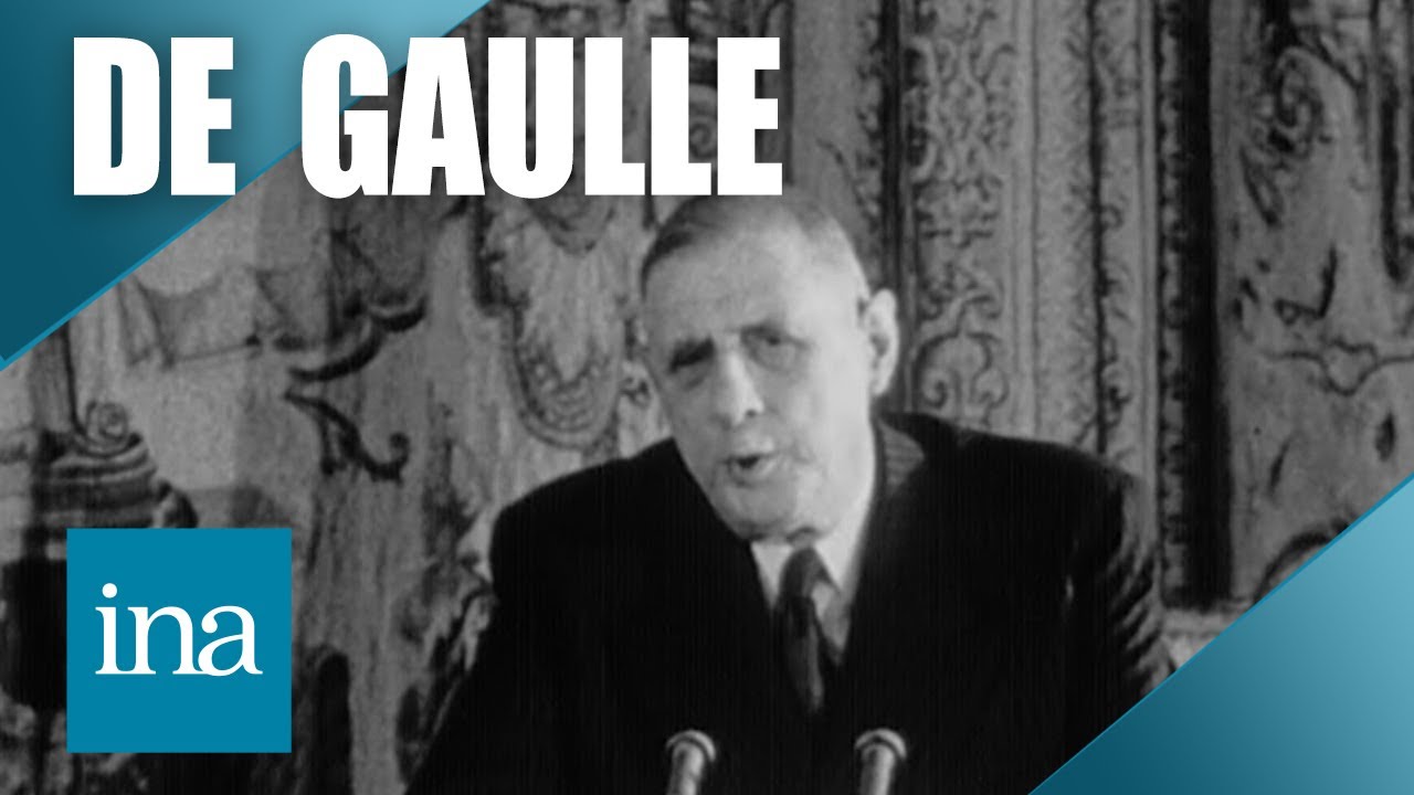 Charles de Gaulle : Conférence de presse du 25/03/1959 | Archive INA