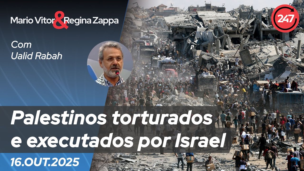 Mario Vitor & Regina Zappa - Palestinos torturados e executados por Israel 16.10.25