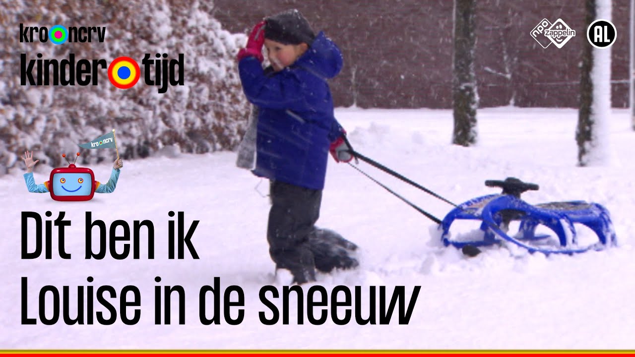 Louise gaat in de sneeuw spelen | Dit ben ik| Kindertijd KRO-NCRV