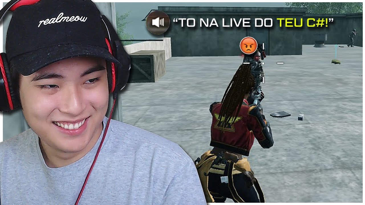 ELE FICOU BRAVO E ME XINGOU! 🤣 - COD: MOBILE BATTLE ROYALE