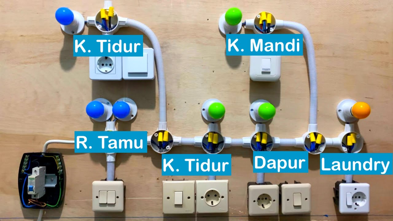 INSTALASI LISTRIK RUMAH 2 KABEL TANPA GROUND