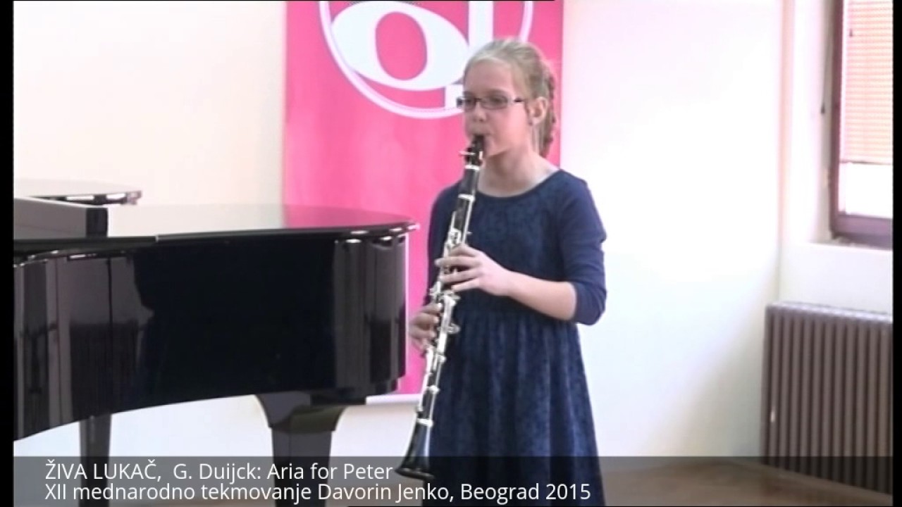 ŽIVA LUKAČ,  G. Duijck: Aria for Peter